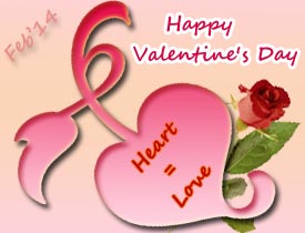 February 14 Happy Valentine's Day